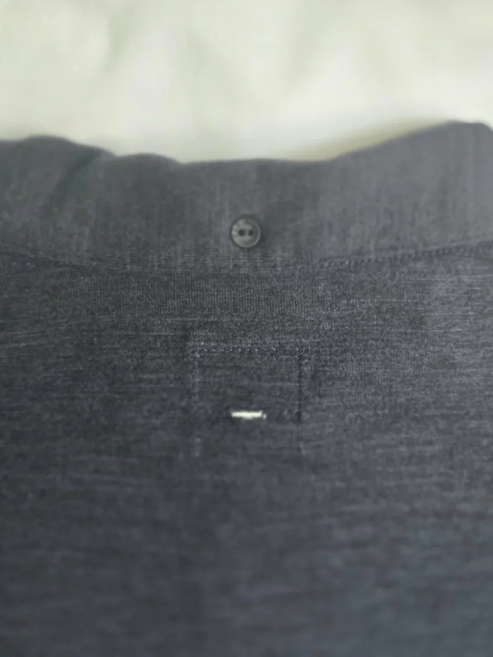 Rag & Bone Mens Flame Cotton Slub Polo Ultra Soft Lightweight Large L Black